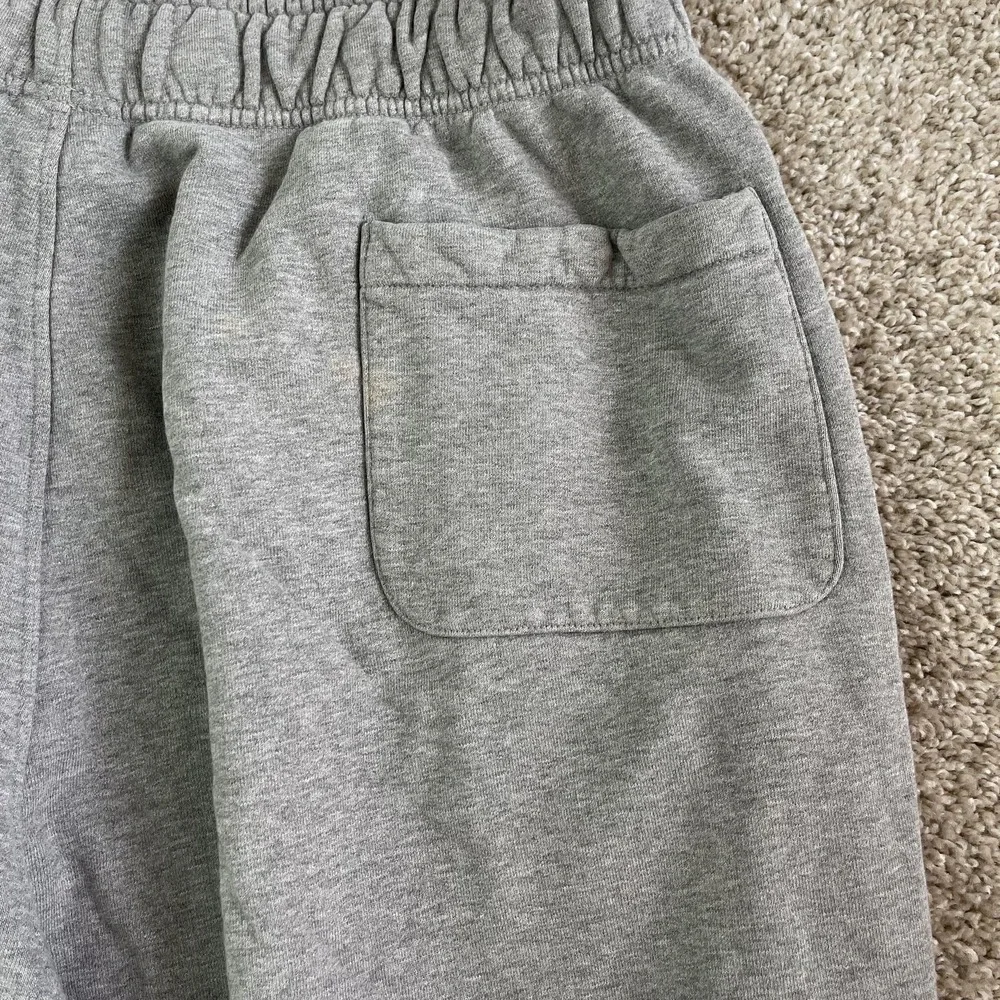 Y2K Nike Sportswear Sweatpants Mens 3XL Gray French Terry Elastic Waist Pockets